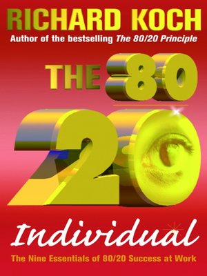 The 80/20 Individual - ebook